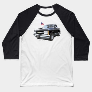 Black Truck Baseball T-Shirt